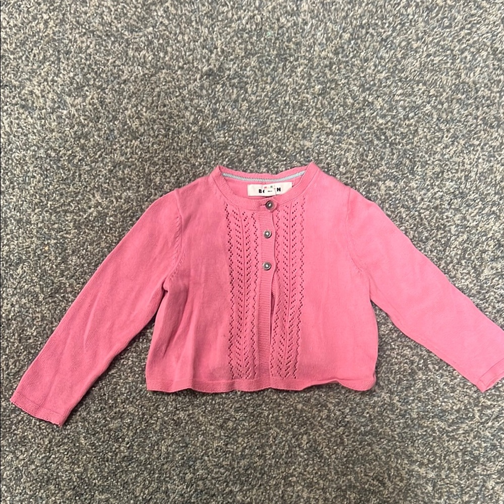 Mini Boden Pink Button Down Shirt Classic Style